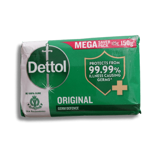 Dettol Original Germ Protection Bathing Soap Bar 150 Gram Pack Of 4